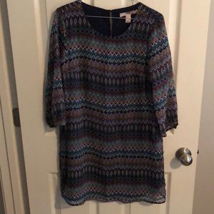 Fall, quarter sleeve dress